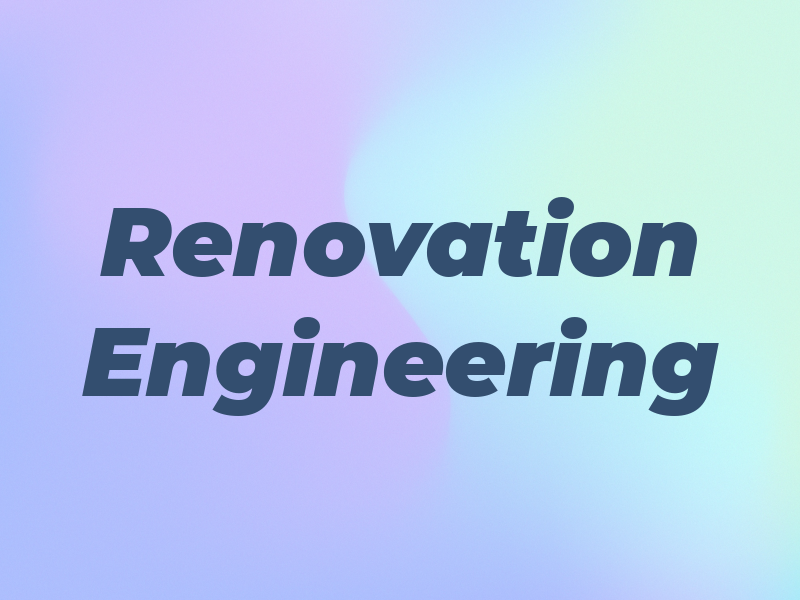 Renovation Engineering