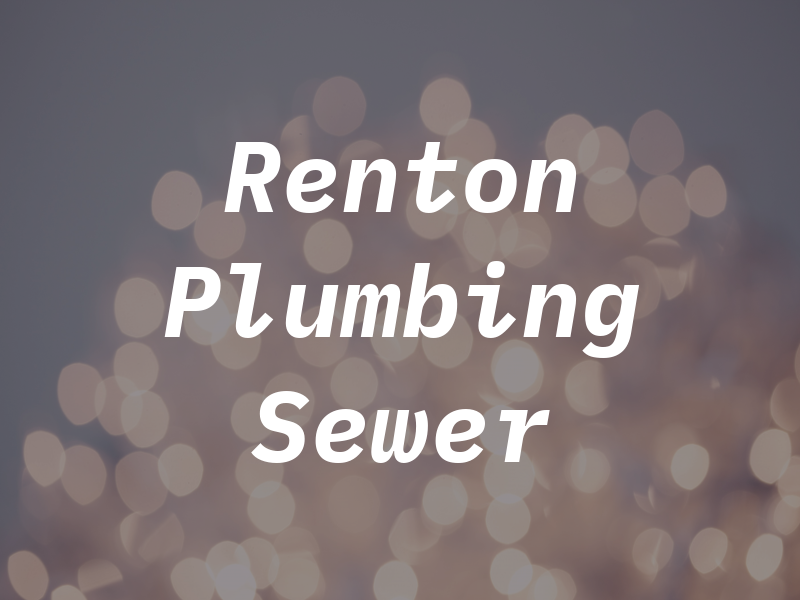 Renton Plumbing & Sewer Inc