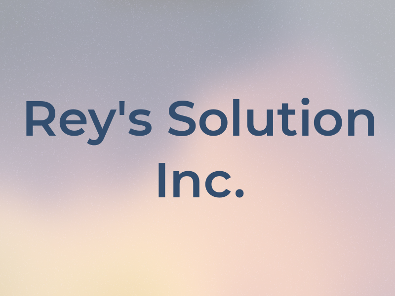 Rey's Air Solution Inc.