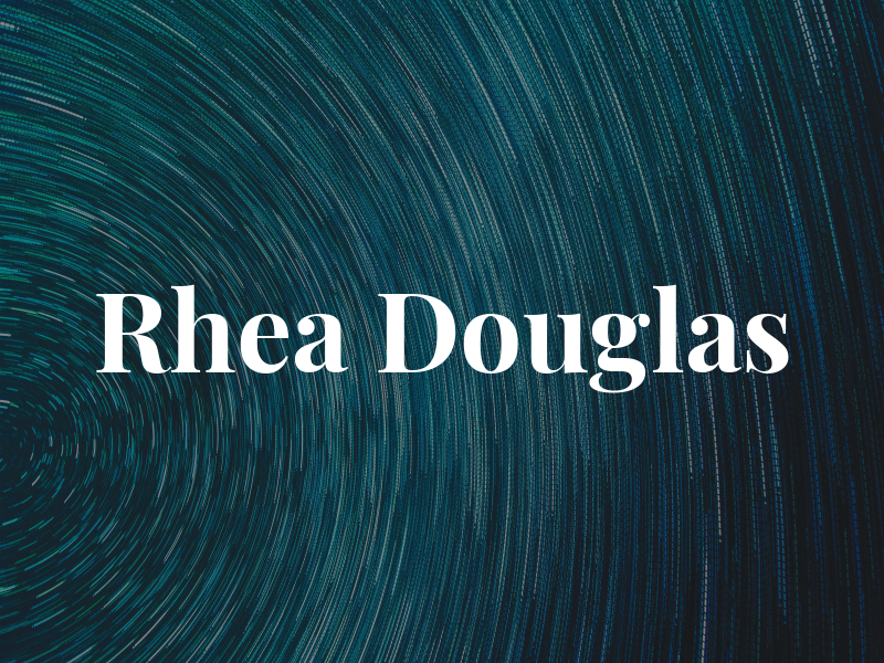 Rhea Douglas