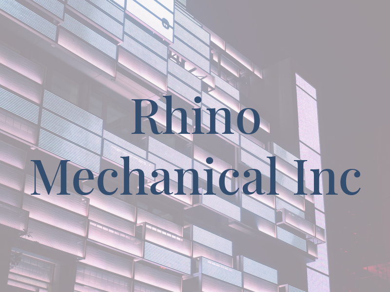 Rhino Mechanical Inc