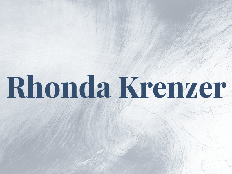 Rhonda Krenzer