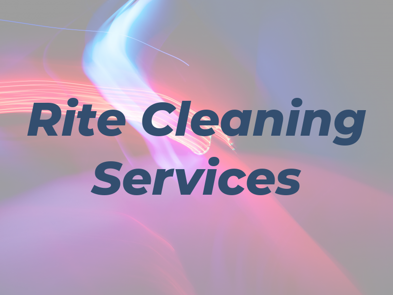 Rite Cleaning Services