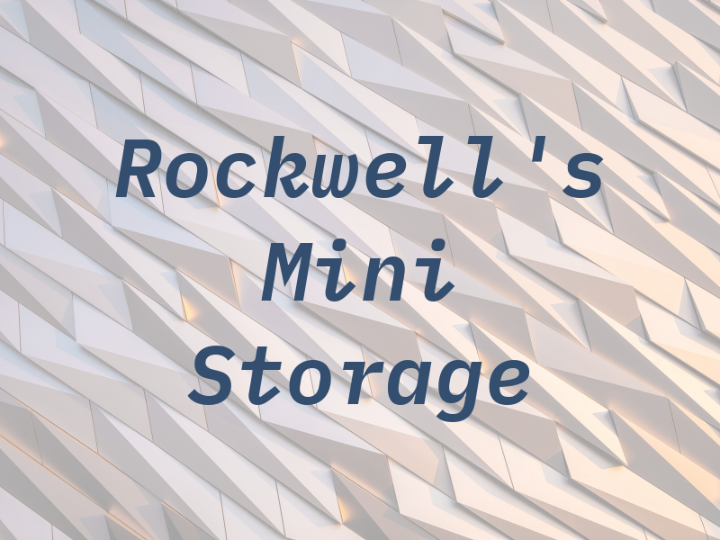 Rockwell's Mini Storage