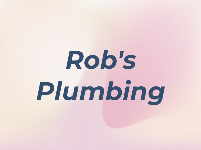 Rob's Plumbing