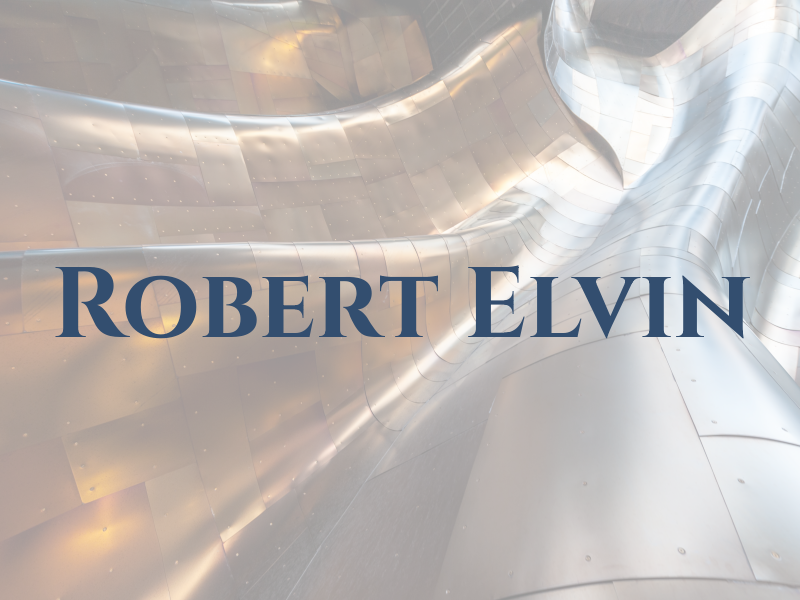 Robert Elvin