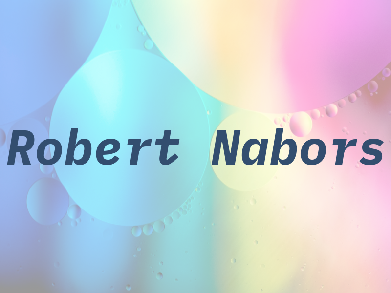 Robert Nabors
