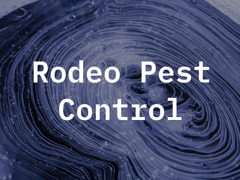 Rodeo Pest Control
