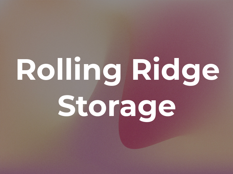 Rolling Ridge Storage