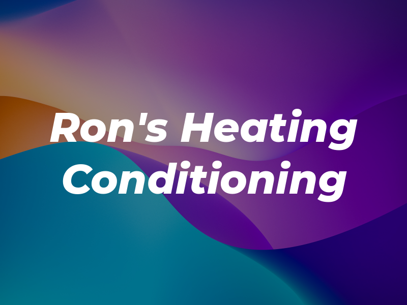 Ron's Heating & Air Conditioning Inc