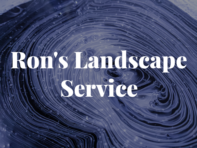Ron's Landscape Service