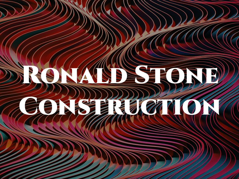 Ronald J Stone Construction