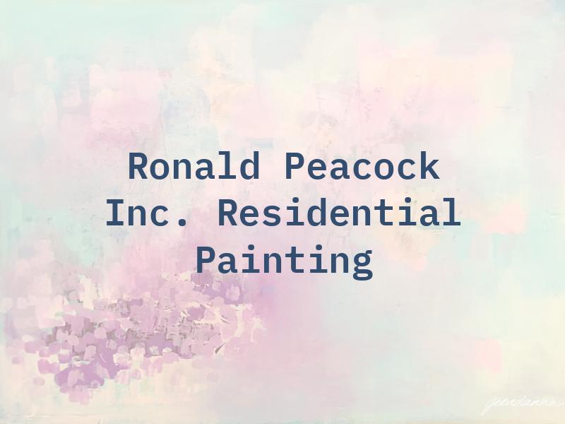 Ronald W. Peacock Inc. Residential Painting