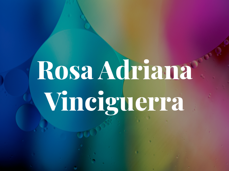 Rosa Adriana Vinciguerra