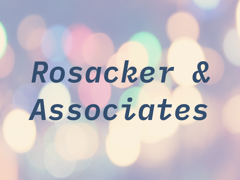 Rosacker & Associates