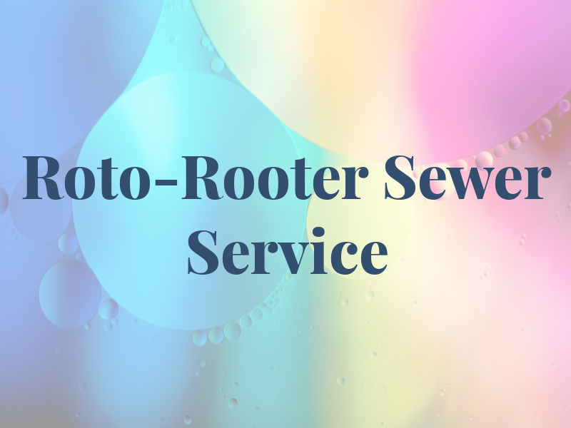 Roto-Rooter Sewer Service