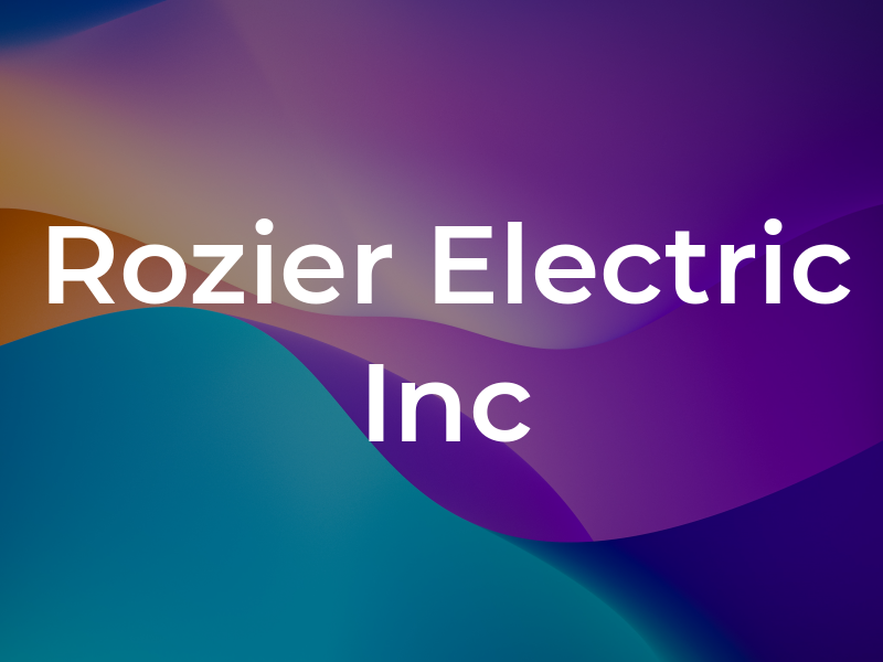 Rozier Electric Inc