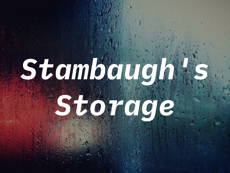 Stambaugh's Storage