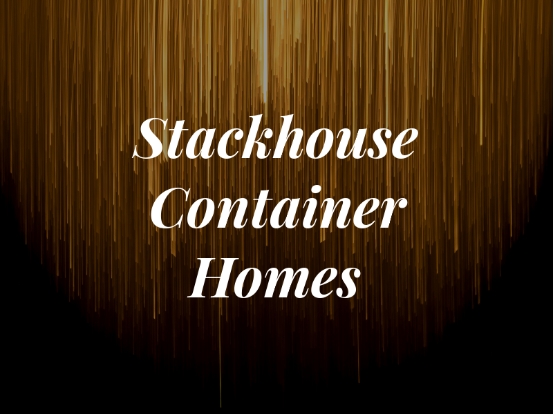Stackhouse Container Homes
