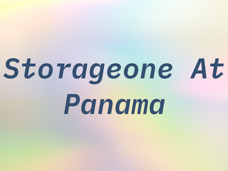 Storageone At Panama