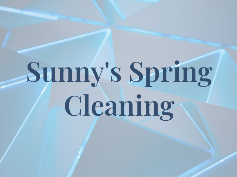Sunny's Spring Cleaning