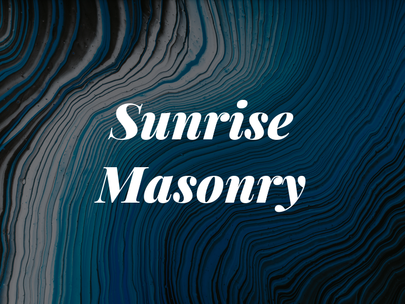 Sunrise Masonry