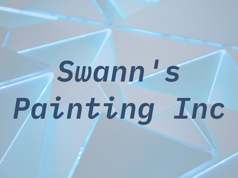 Swann's Painting Inc