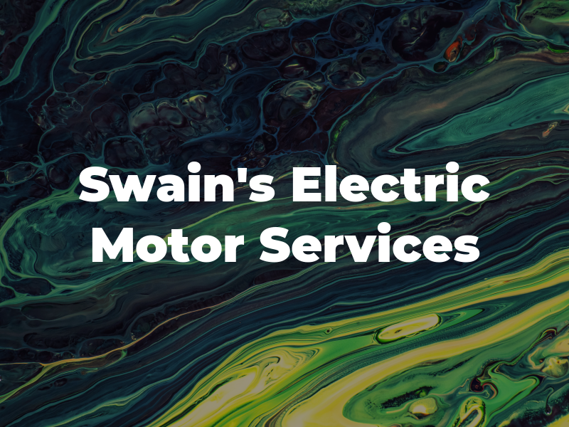 Swain's Electric Motor Services