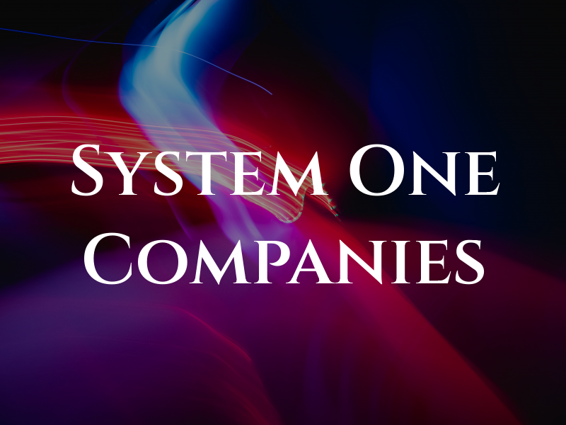 System One Companies