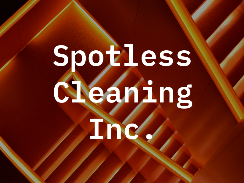 SB Spotless Cleaning Inc.