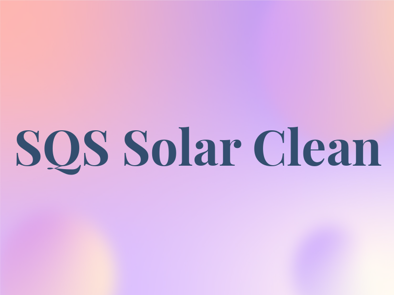 SQS Solar Clean