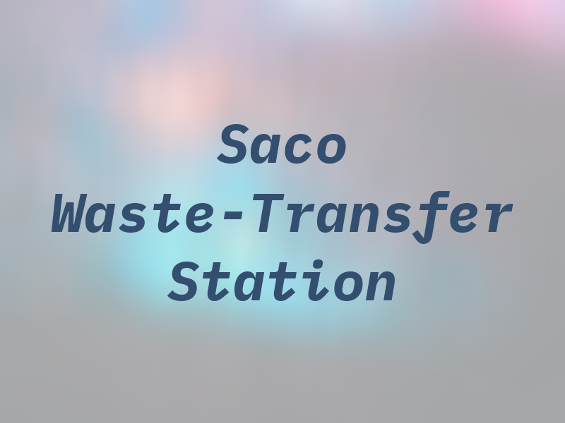 Saco Waste-Transfer Station