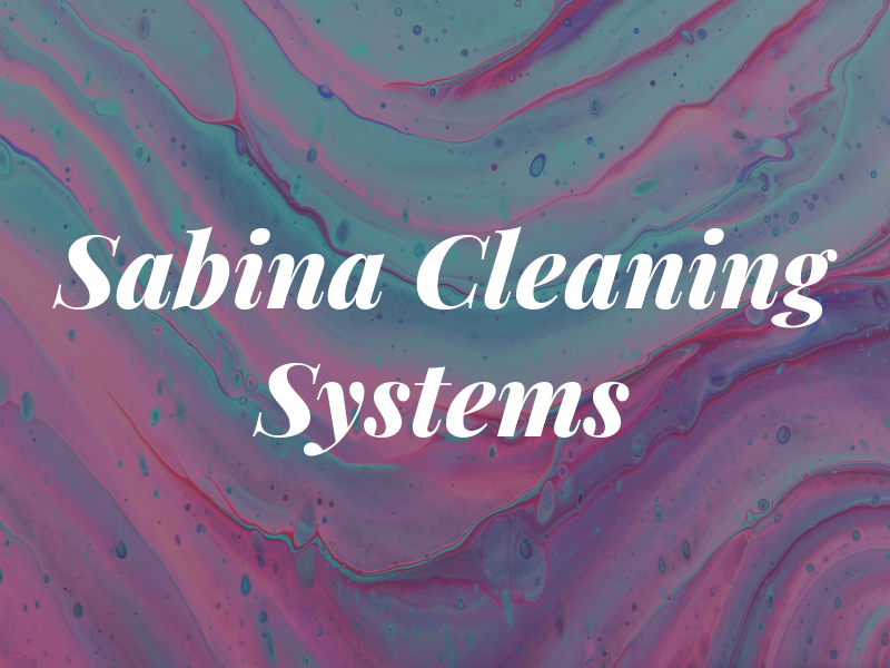 Sabina Cleaning Systems
