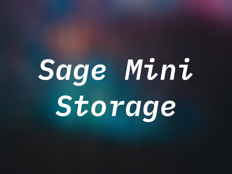 Sage Mini Storage