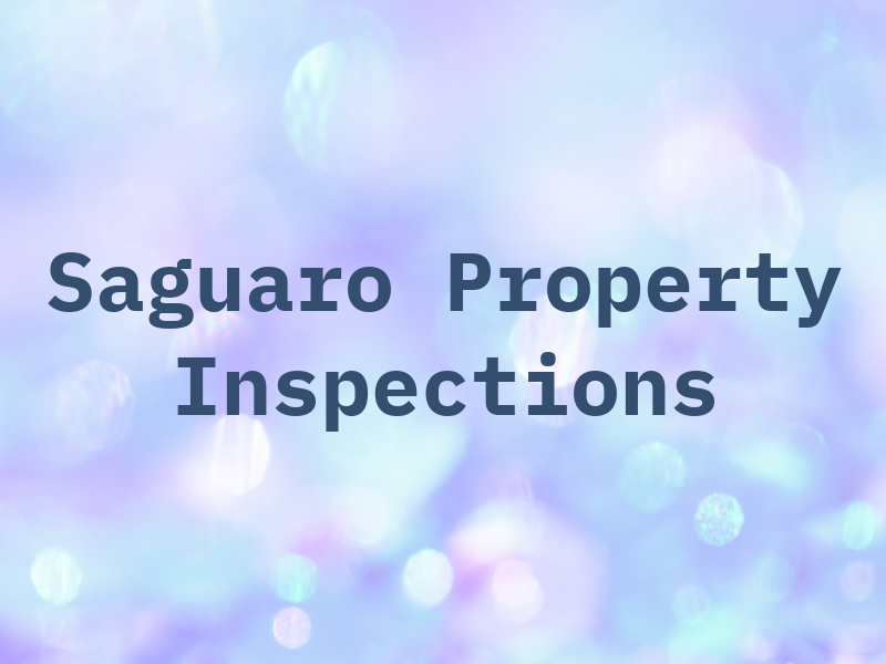 Saguaro Property Inspections