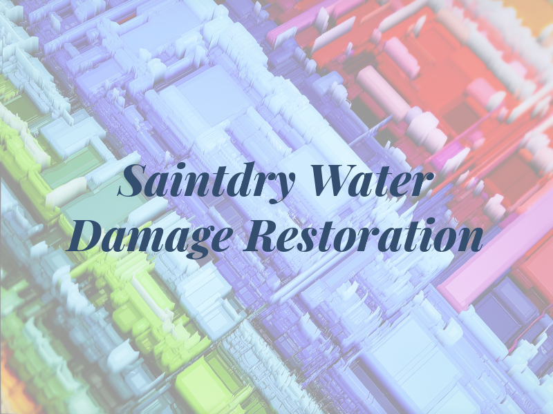 Saintdry Water Damage Restoration