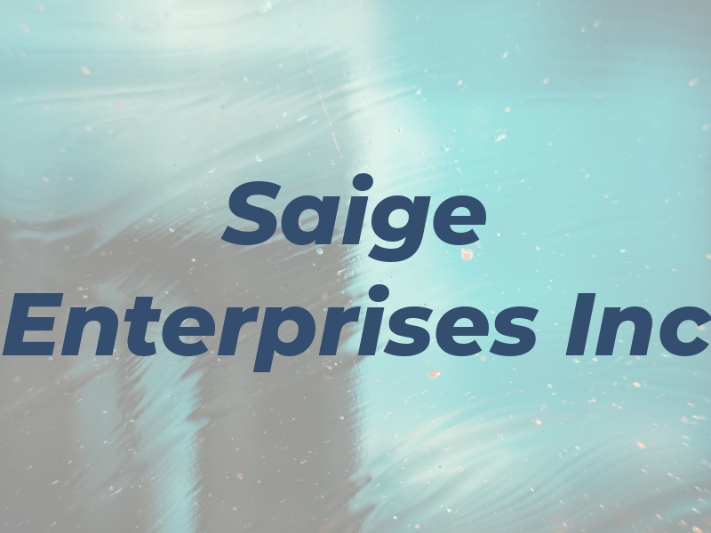 Saige Enterprises Inc