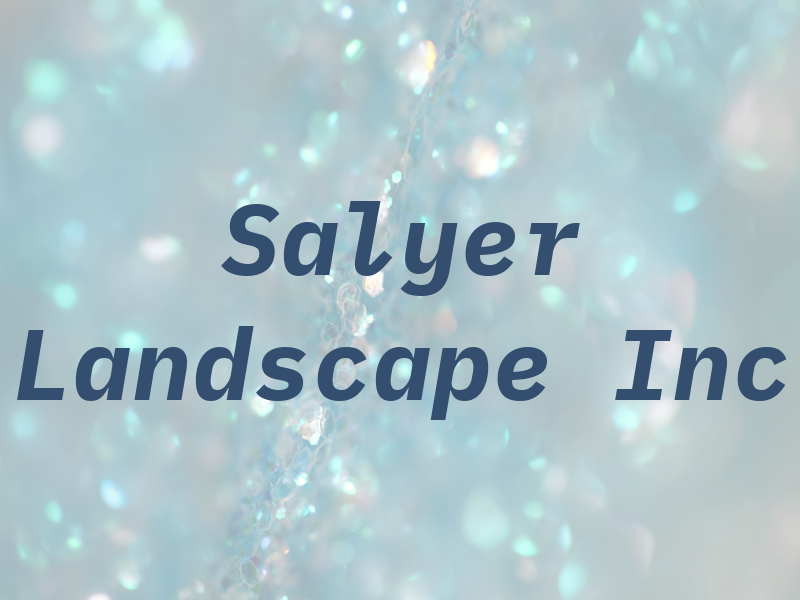 Salyer Landscape Inc