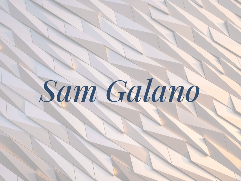 Sam Galano
