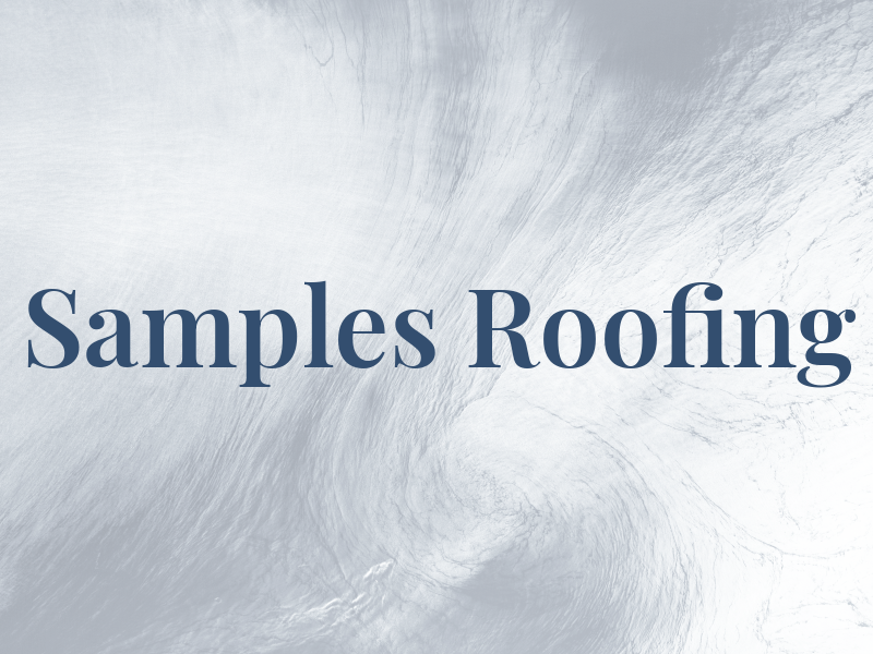Samples Roofing