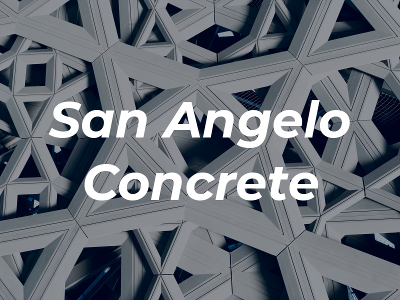 San Angelo Concrete