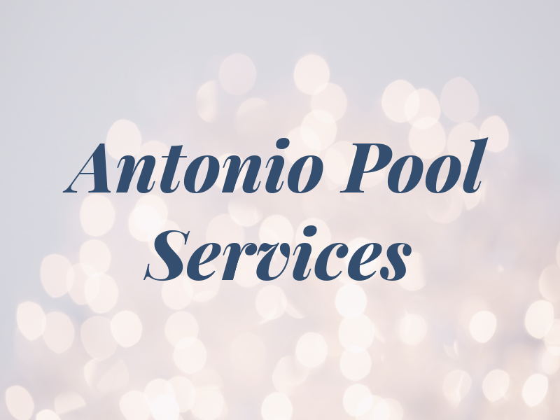 San Antonio Pool Services