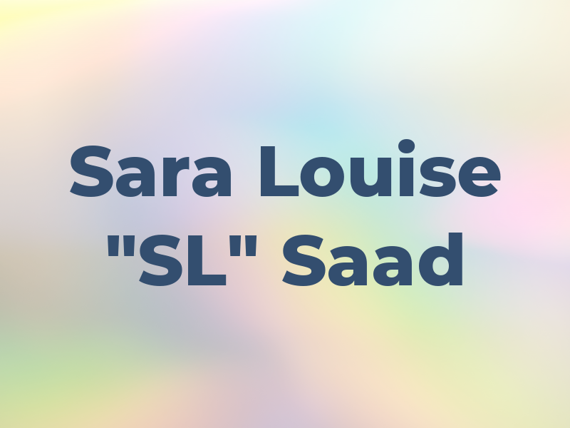 Sara Louise 