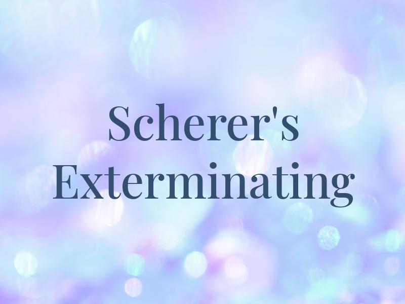 Scherer's Exterminating