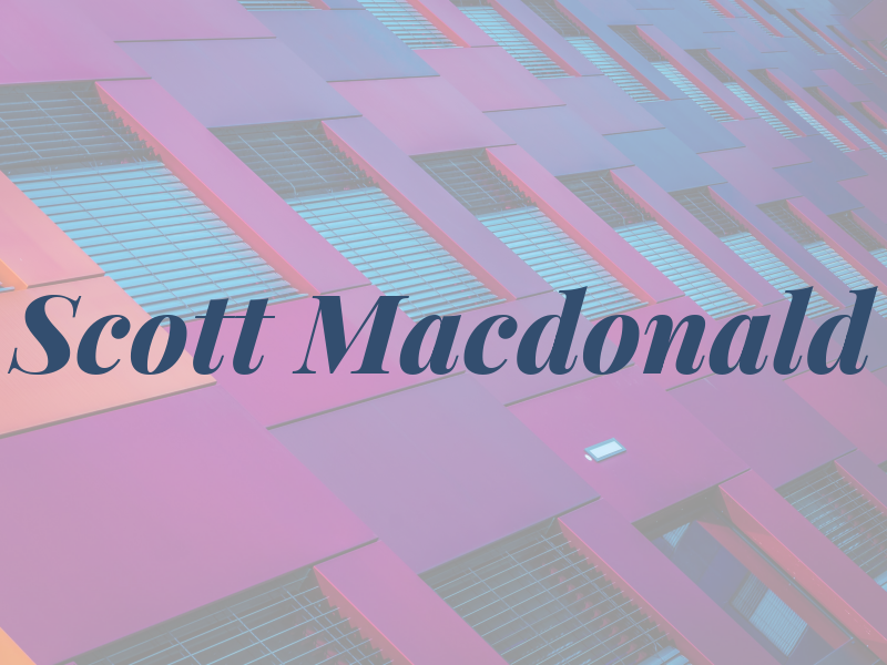 Scott Macdonald
