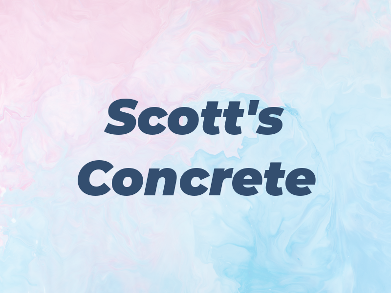 Scott's Concrete