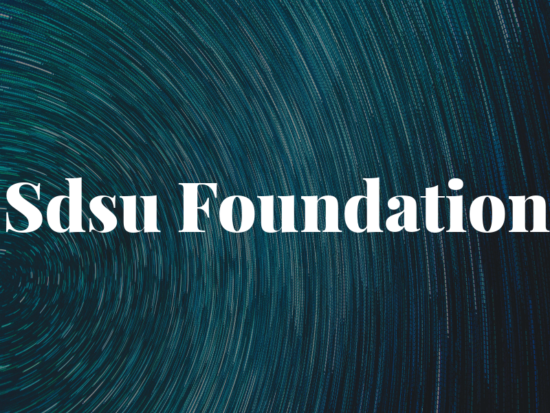 Sdsu Foundation