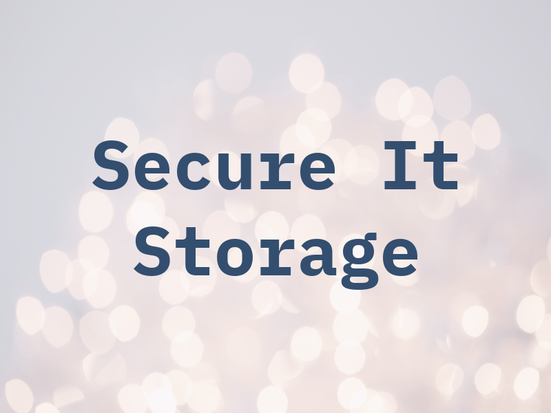 Secure It Storage