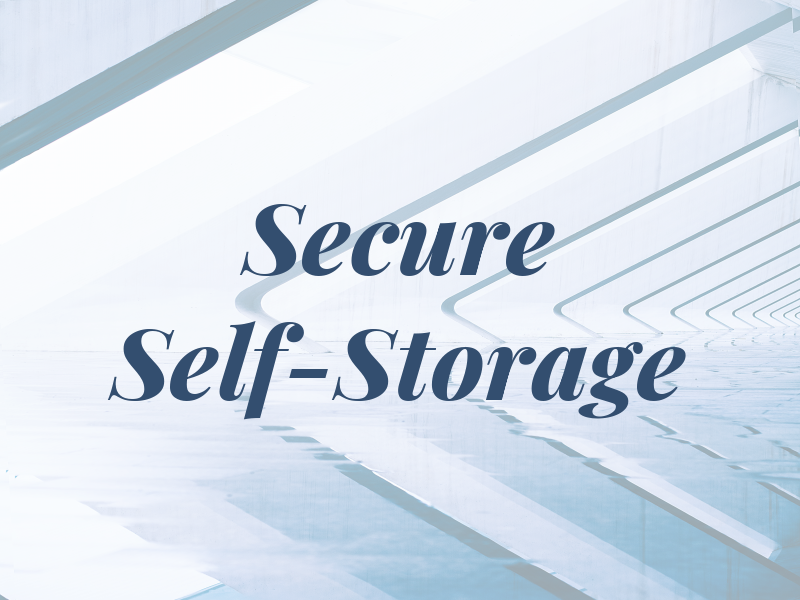 Secure Self-Storage