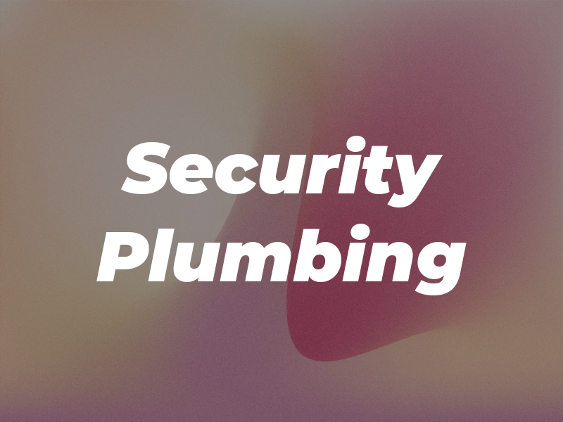 Security Plumbing